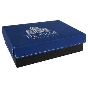 Blue/Silver Leatherette Gift Box