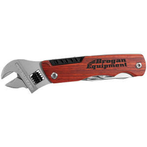 Rosewood Handle Multi-Purpose Wrench Tool with Bag