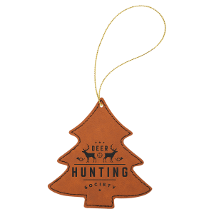 Rawhide Leatherette Tree Ornament