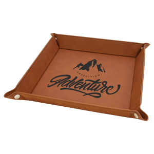 Rawhide Leatherette Snap Up Tray