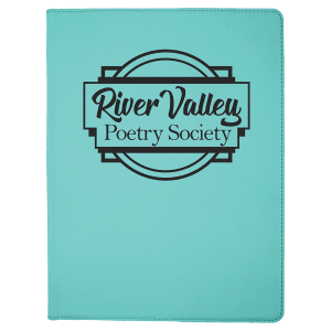 Teal Leatherette Portfolio