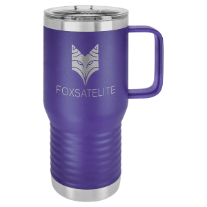 3X 8oz Thermos Travel Coffee Mug Light Blue/Purple/Green w/ Spill Free Lid  #HT4