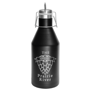 64 oz. Black Polar Camel Growler