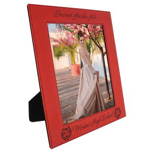 Red Leatherette Photo Frame