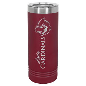 Maroon 22 oz. Polar Camel Skinny Tumbler with Slider Lid