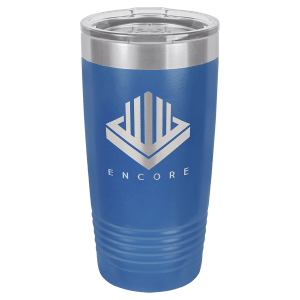 Royal Blue 20 oz. Polar Camel Ringneck Tumbler with Clear Lid