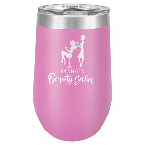Light Purple 16 oz. Polar Camel Stemless Tumbler with Clear Lid