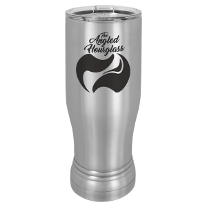 Stainless Steel Polar Camel 14 oz. Pilsner with Clear Lid