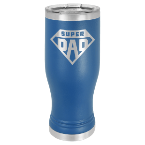 Royal Blue Polar Camel 20 oz. Pilsner with Clear Lid