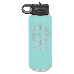 Teal 32 oz. Polar Camel Powder Coated Water Bottle