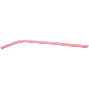 Pink Silicone Straw