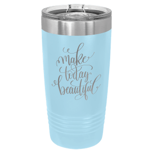 Light Blue 20 oz. Polar Camel Ringneck Tumbler with Slider Lid