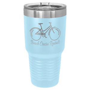 Light Blue 30 oz. Polar Camel Ringneck Tumbler with Slider Lid