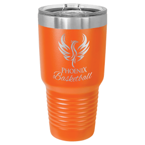 Orange 30 oz. Polar Camel Ringneck Tumbler with Slider Lid