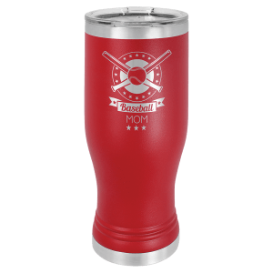 Red Polar Camel 20 oz. Pilsner with Clear Lid