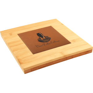Bamboo Trivet with 4 1/4 x 4 1/4 Insert Area