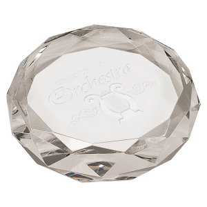 Premier Crystal Round Paperweight