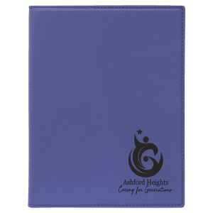 Purple Leatherette Portfolio