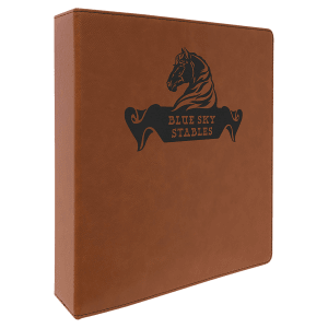 Rawhide Leatherette 3-Ring Binder with 2 Slant D Rings