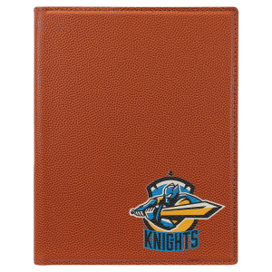 Football Small Leatherette Portfolio with Notepad