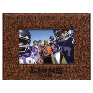 Football Leatherette Photo Frame