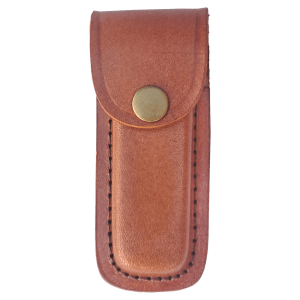 Bison River Leather Sheath with Snap Closure for 4 Folding Knife