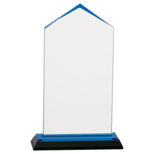 Blue 3 1/2" x 7 1/2" Jewel Impress Acrylic