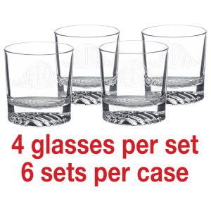 Polar Camel Round Rocks Glasses Set of Four