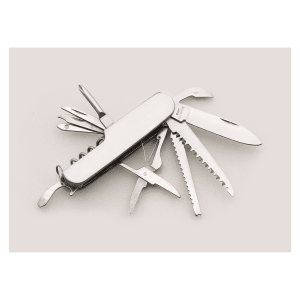 11-Function Stainless Steel Pocket Knife