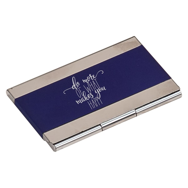 3 3/4" x 2 1/2" Laserable Business Card Holder - Image 3