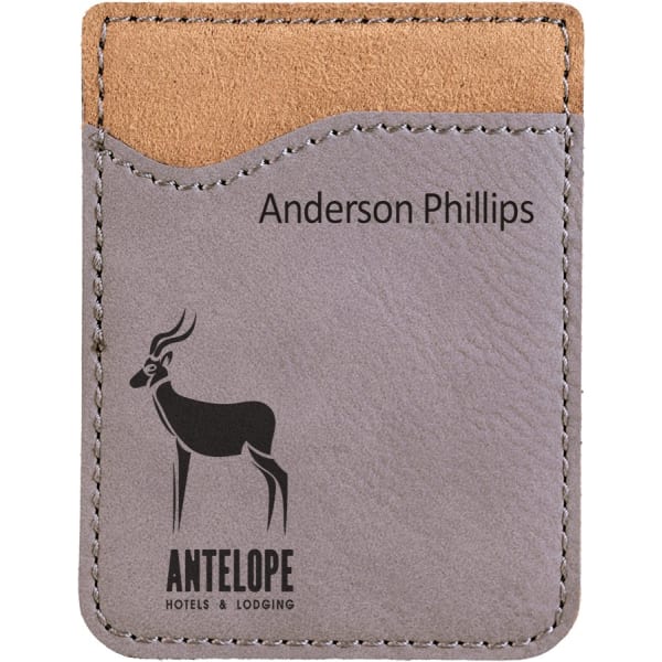 Laserable Leatherette Phone Wallet - Image 5