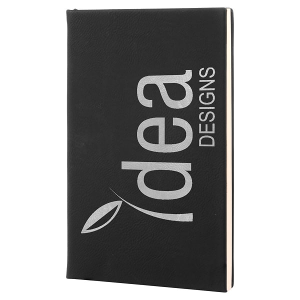 5 1/4" x 8 1/4" Laserable Leatherette Journal with Lined Notepad - Image 7