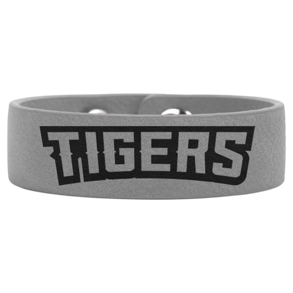 8 1/2" x 3/4" Laserable Leatherette Youth Cuff Bracelet - Image 5