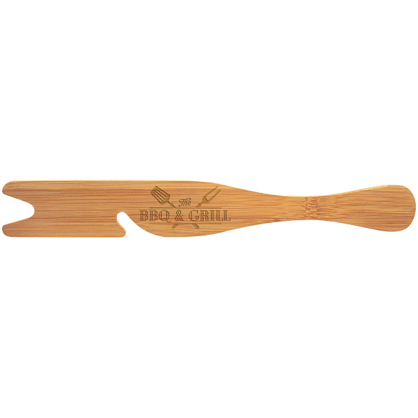 14" Bamboo Oven Rack Tool