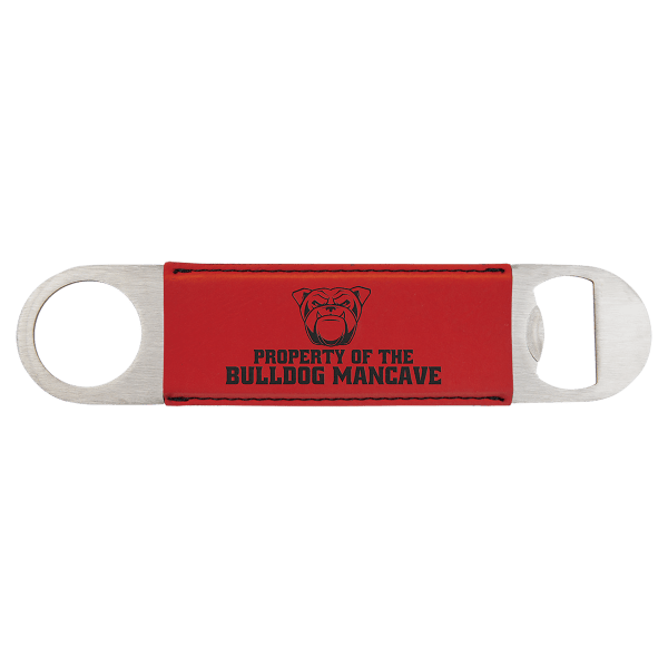 1 1/2" x 7" Laserable Leatherette Bottle Opener - Image 13