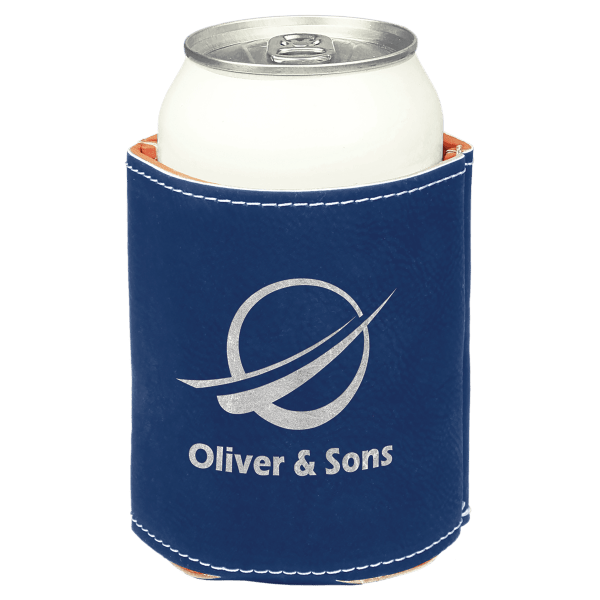 3 3/4" Laserable Leatherette Beverage Holder - Image 11