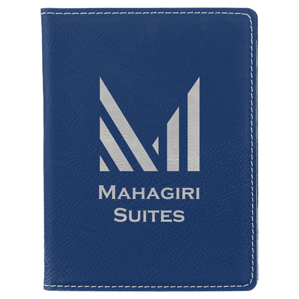 4 1/4" x 5 1/2" Laserable Leatherette Passport Holder - Image 10