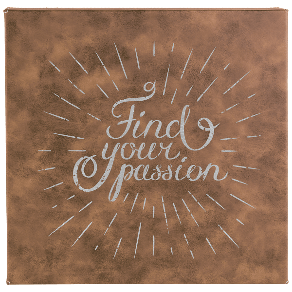 10" x 10" Laserable Leatherette Wall Decor with Sawtooth Hanger - Image 7