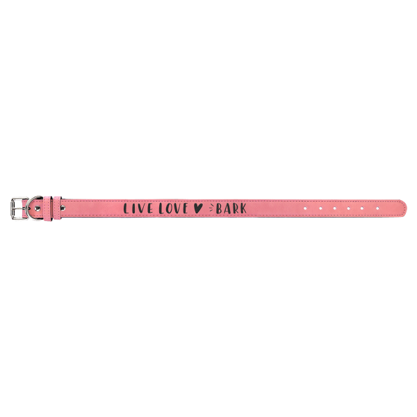 Extra Large 27" x 1 1/4" Laserable Leatherette Dog Collar - Image 4