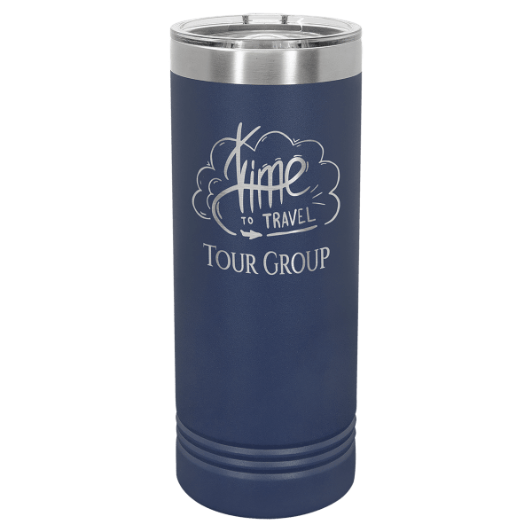 Polar Camel 22 oz. Skinny Tumbler with Slider Lid - Image 4