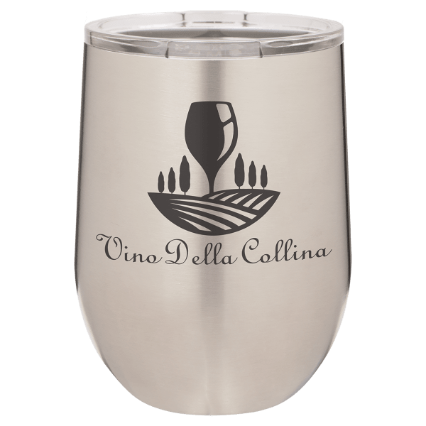 Polar Camel 12 oz. Stainless Steel Vacuum Insulated Stemless Wine Tumbler with Lid