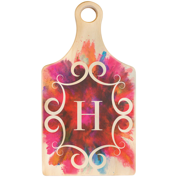 13 1/2" x 7" Sublimatable Paddle Shaped Wood Cutting Board