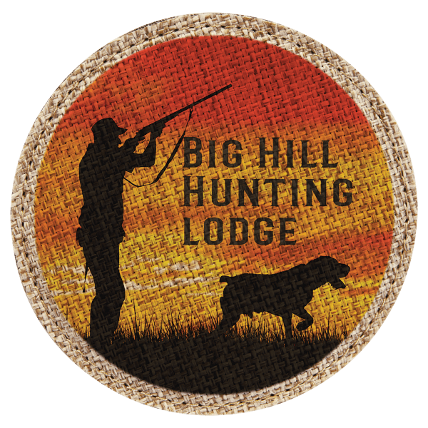 4" Round Sublimatable Burlap Coaster