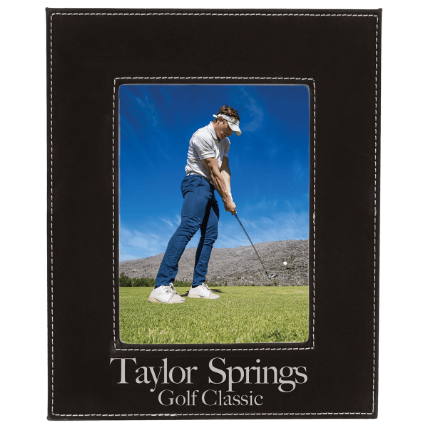 5" x 7" Laserable Leatherette Photo Frame - Image 6