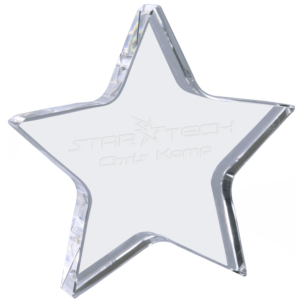 5" x 5" Crystal Star