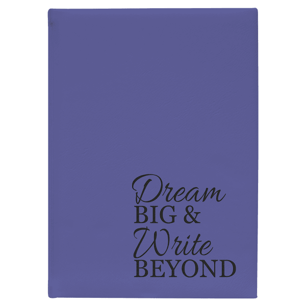 7" x 9 3/4" Laserable Leatherette Journal with Lined Notepad - Image 16