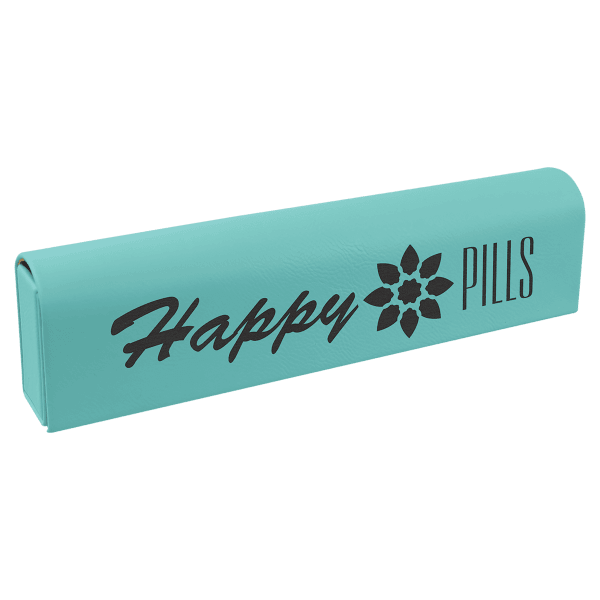 9 3/4" x 2 1/2" Laserable Leatherette Pill Box - Image 4