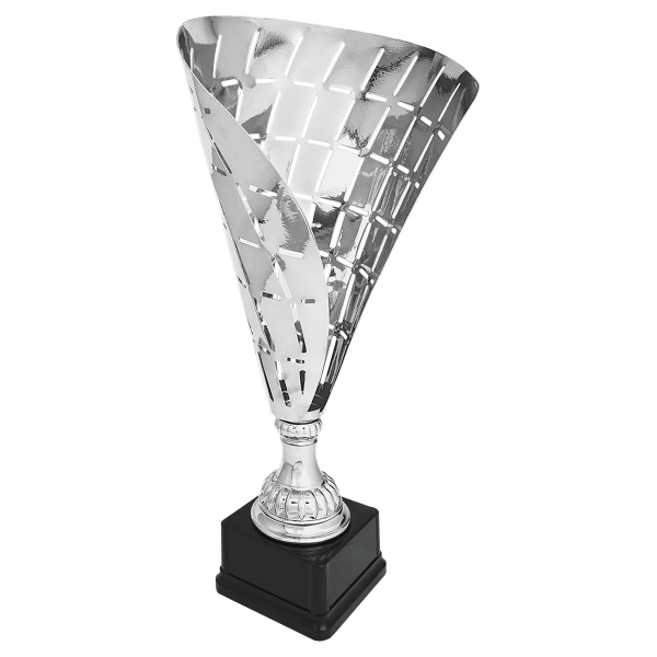 19 1/2" Metal Flag Cup on Plastic Base