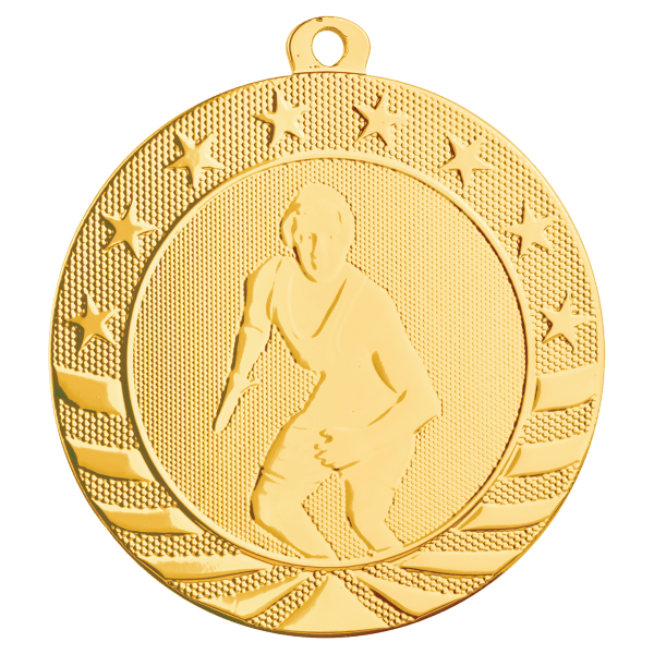2 3/4" Wrestling Starbrite Medal