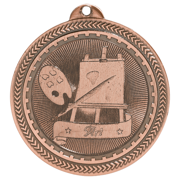 2" Art Laserable BriteLazer Medal - Image 3